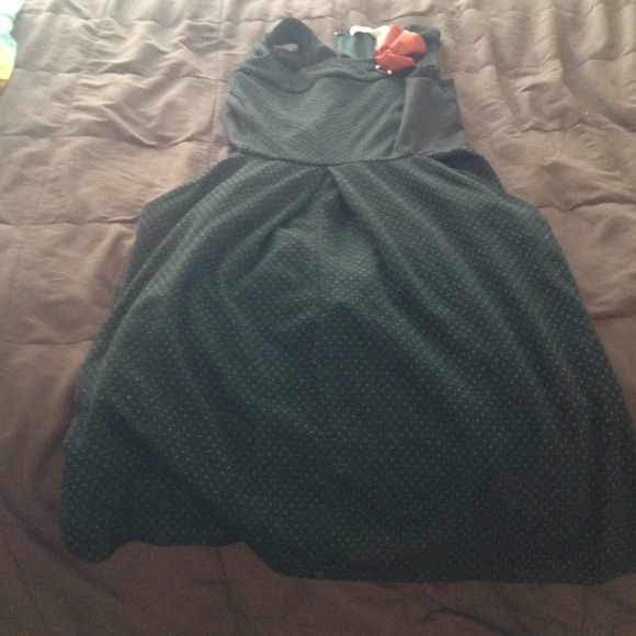 Darling black polka dot dress. - Picture 1 of 4