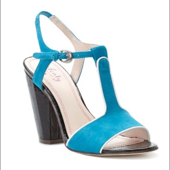 Plenty by Tracy Reese Shoes - Plenty turquoise t-strap heels