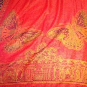 Red /orange pashmina scarf