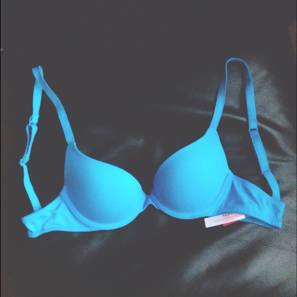 Light Blue Push Up Bra
