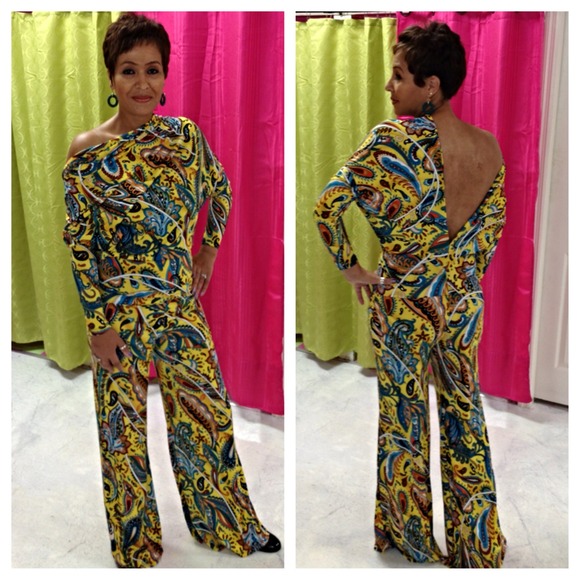 💥SOLD💥Reversible paisley jumpsuit