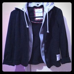 Aeropostale hooded blazer