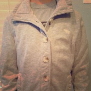 Abercrombie&Fitch sweatshirt material jacket