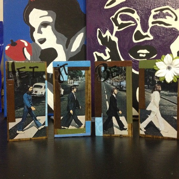 SOLD🚨Custom Beatles blocks
