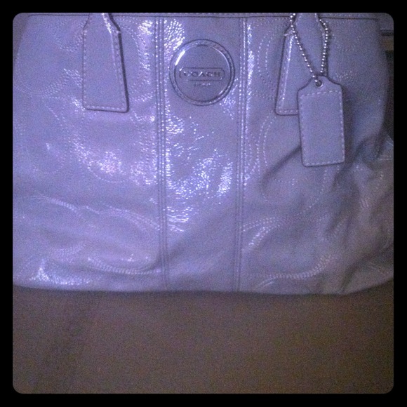 Light grey Coach bag
