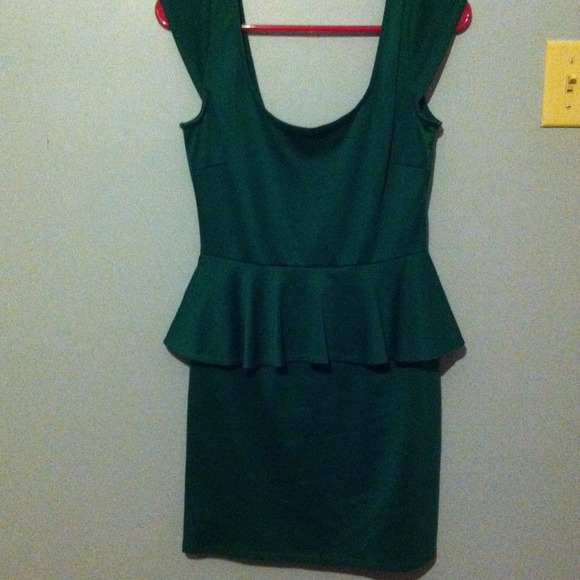 Dark green dress