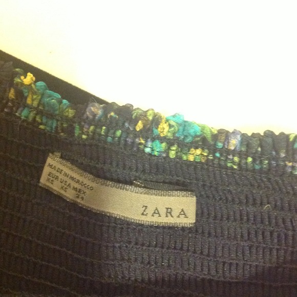 ZARA pleated silk summer dress - Picture 3 of 3