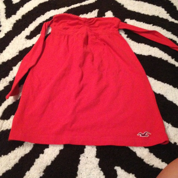 Hollister red dress