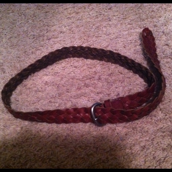 Brown Braided Belt