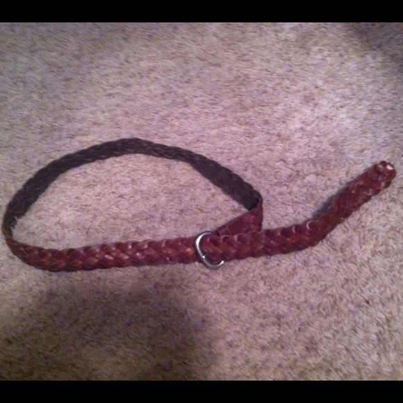 Brown Braided Belt