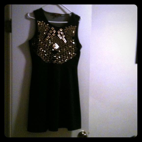 Black and gold dress - Picture 1 of 1