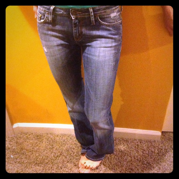 😄traded 😄Meltin'pot denim jeans Nicole