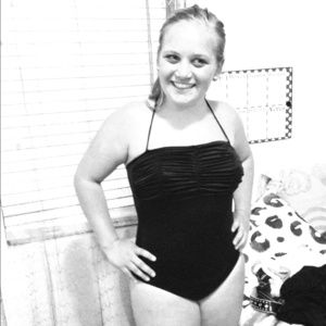 One-piece swimsuit!