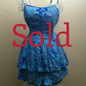 Floral corset jumper