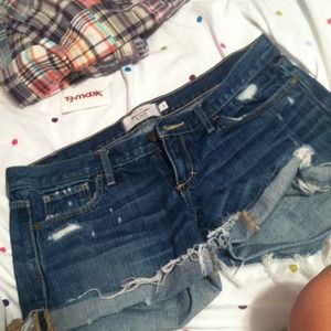 Abercrombie jean shorts.