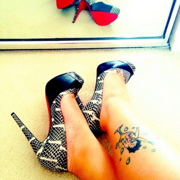Christian Louboutin Snakeskin Pumps