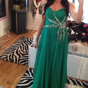 Emerald Green Gown