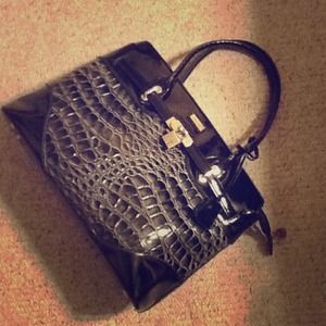Mascotte faux leather handbag
