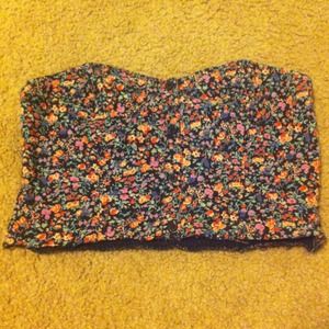 Flowery crop top