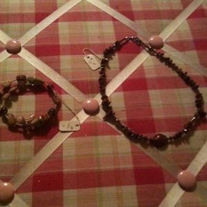 Necklace and bracelet