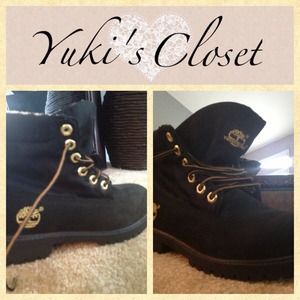 💋Reduced💋 💥Authentic black Timberland boots💥