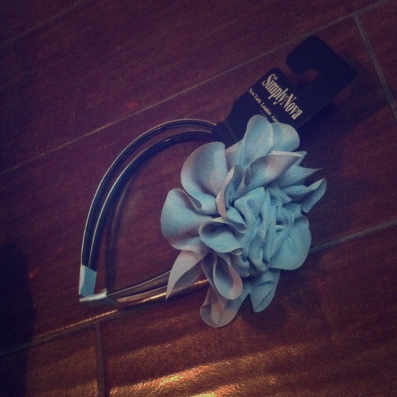 Pink, gray, & light brown headband