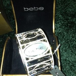 Bebe rhinestone watch