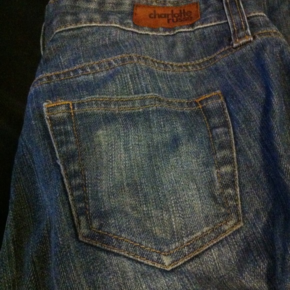 Dark denim jeans