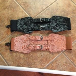 2 corset belts