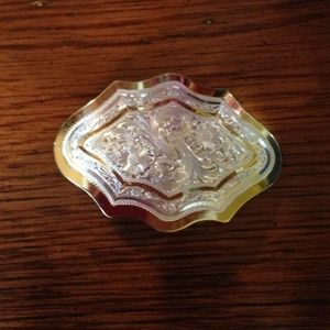 Montana Silversmiths belt buckle