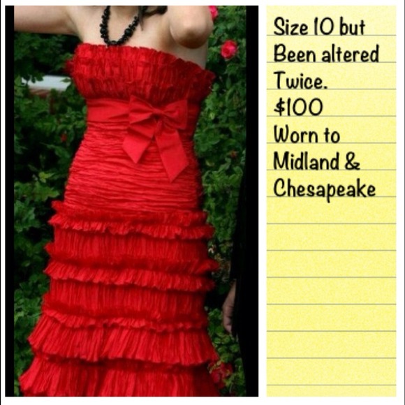 💃Gorgeous cherry red prom/formal dress💃