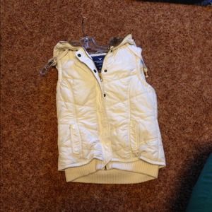 White winter vest