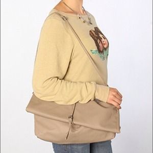 NWOT Rollup bag in clay