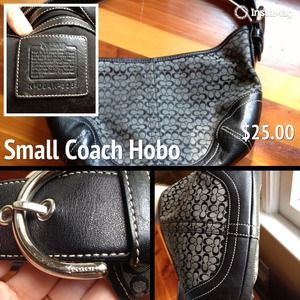 Handbag, Small Coach Hobo