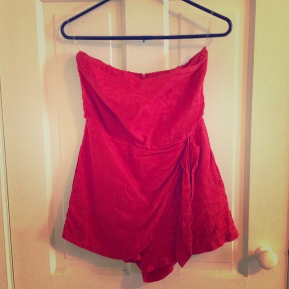 Red romper