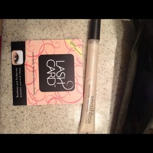 Cosmetic bag with makeup