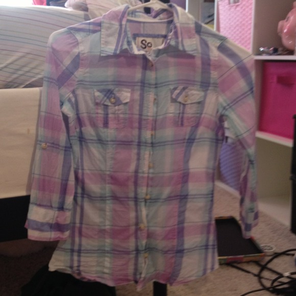 Plaid button up