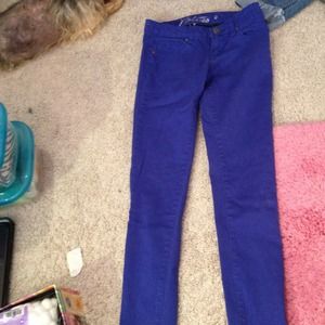 Royal blue jeans