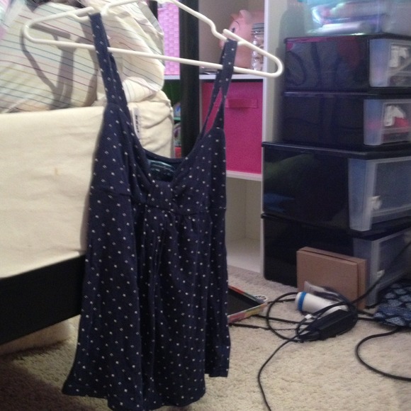 Navy blue tank top