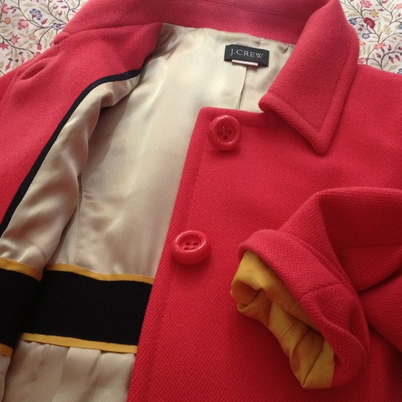 SOLD J.Crew Wool Piqué Felicia Coat