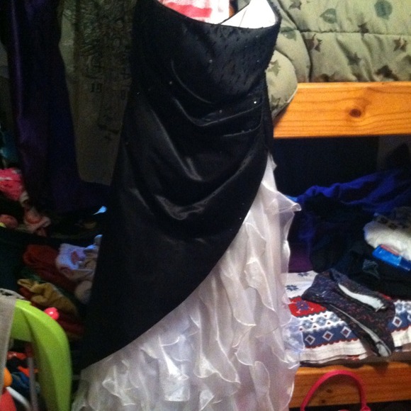 Black and White Dress