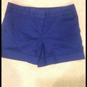 High Waisted Electric Blue Shorts