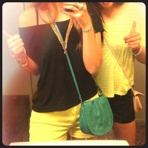 Turquoise crossbody bag, like new!
