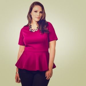 Peplum top. ❗❗SOLD❗❗