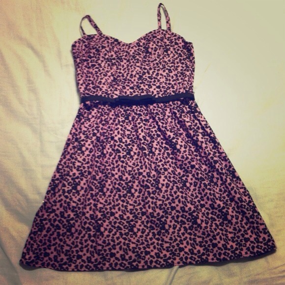NWT dELiA*s Purple Cheetah Dress