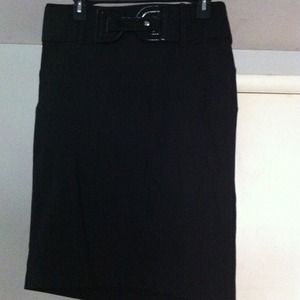 Black high waisted pencil skirt. size 11