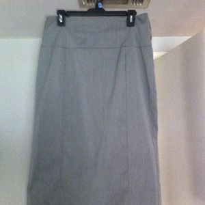 High waisted , Gray pencil skirt size 12.