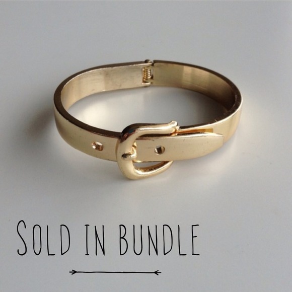 gold buckle bracelet
