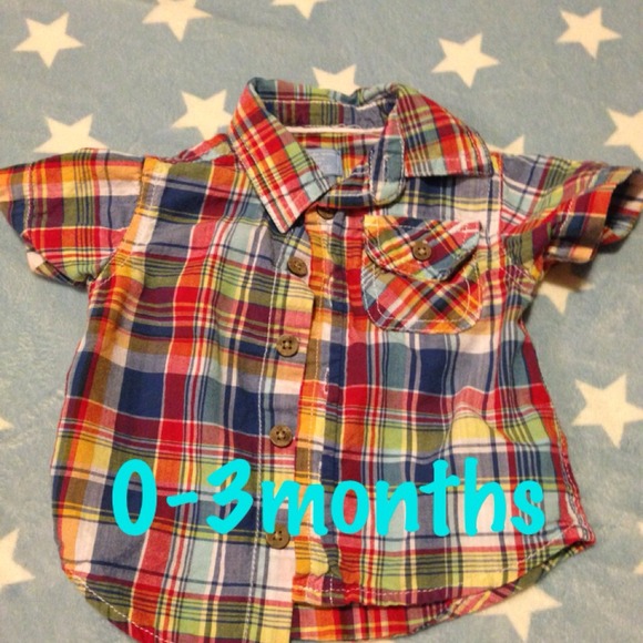 Baby boy button up