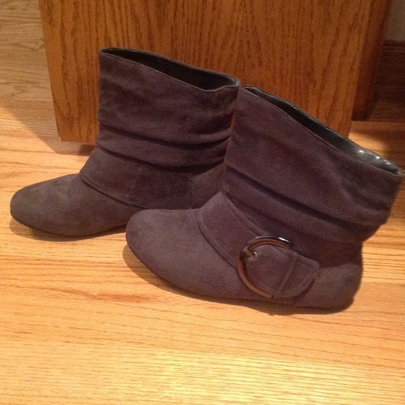 Dark Gray Boots